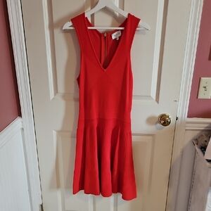 NWT - Milly Fit & Flare V-Neck Pleated Dress